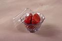 Clear 5 Ounce Swirl Dish and Lid