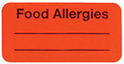 Food Allergy Label